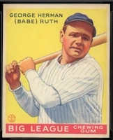 1933 Goudey #53 Babe Ruth baseball card
