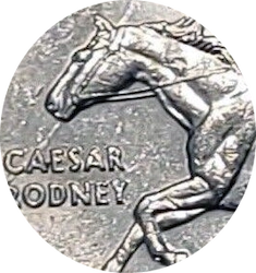 1999 Delaware Spitting Horse Quarter