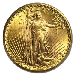 Saint-Gaudens $20 gold double eagle
