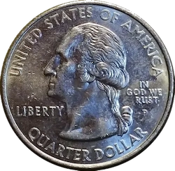 2005 Kansas In God We Rust Quarter