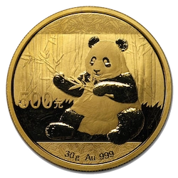 Chinese Gold Panda bullion coin