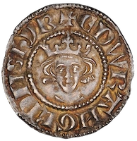 Edward I penny medieval English silver coin