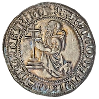 Knights Hospitaller coin Rhodes Crusader coinage