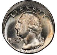 Washington quarter error off center