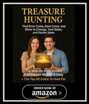 Treasure Hunting Find Error Coins, Rare Coins, and Silver in Change, Yard Sales, and Estate Sales
