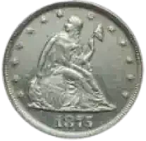 US twenty cent piece