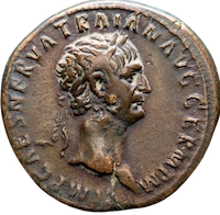 Roman bronze sestertius