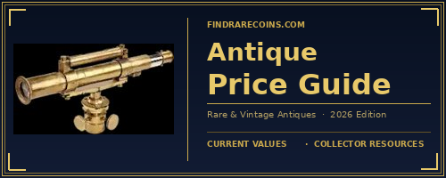 Antique Price Guide - Rare & Vintage Antiques 2026 Edition | FindRareCoins.com