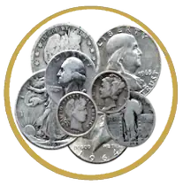 Junk silver coins