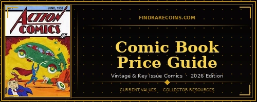 Comic Book Price Guide - Vintage & Key Issue Comics 2026 Edition | FindRareCoins.com