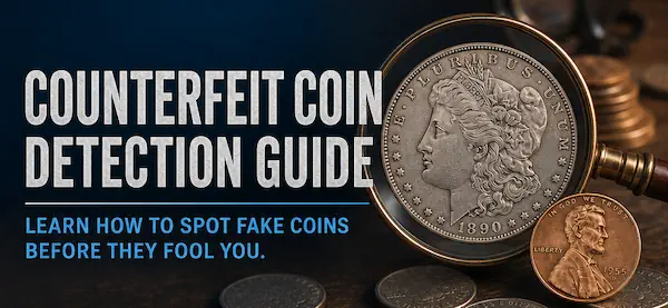 Counterfeit coin detection tools and fake coin comparison for collectors