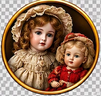 Vintage collectible dolls