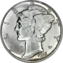 Mercury dime
