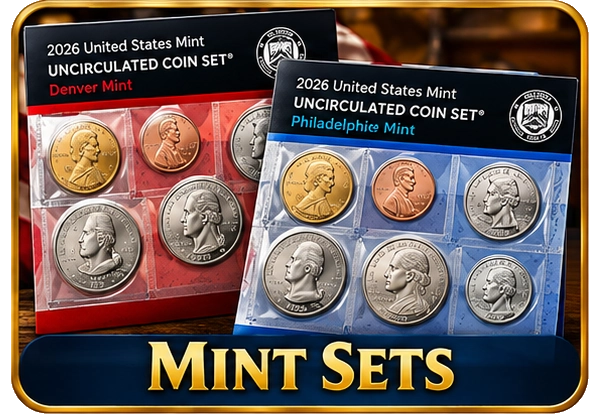 U.S. Mint uncirculated mint sets