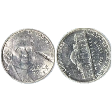 Rotated die error coin showing misaligned obverse and reverse dies