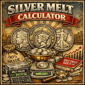 silver melt value calculator