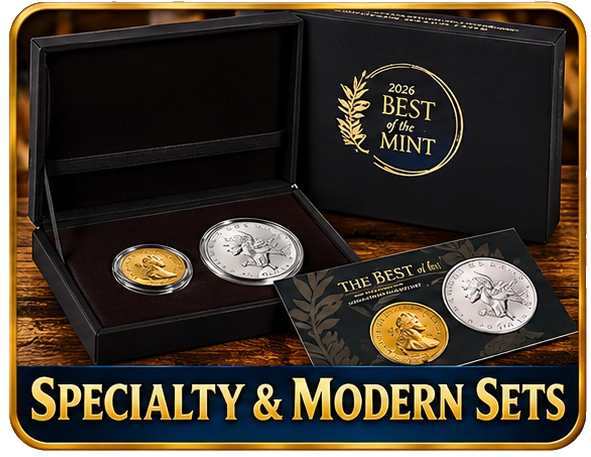 Specialty and modern U.S. Mint coin sets