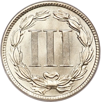 US three cent coin