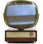 vintage tv set