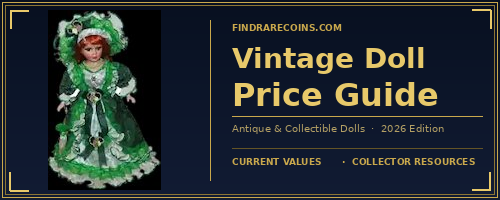 Vintage Doll Price Guide - Antique & Collectible Dolls 2026 Edition | FindRareCoins.com