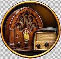 Vintage tube radio