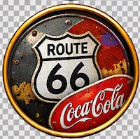 Vintage porcelain advertising signs