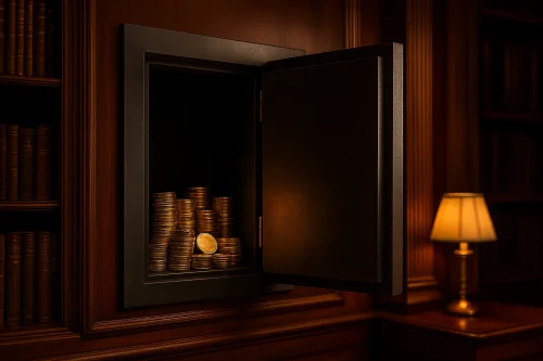 wall safe for coins